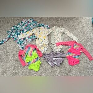 Toddler Girls Bathing Suits - 4T